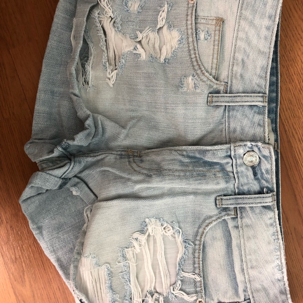 Denim shorts